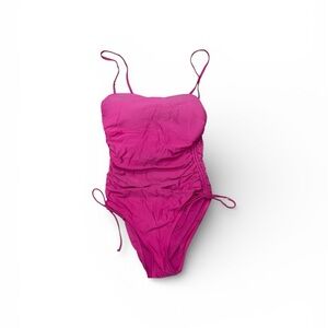 Elegant Magenta One-Piece Swimsuit